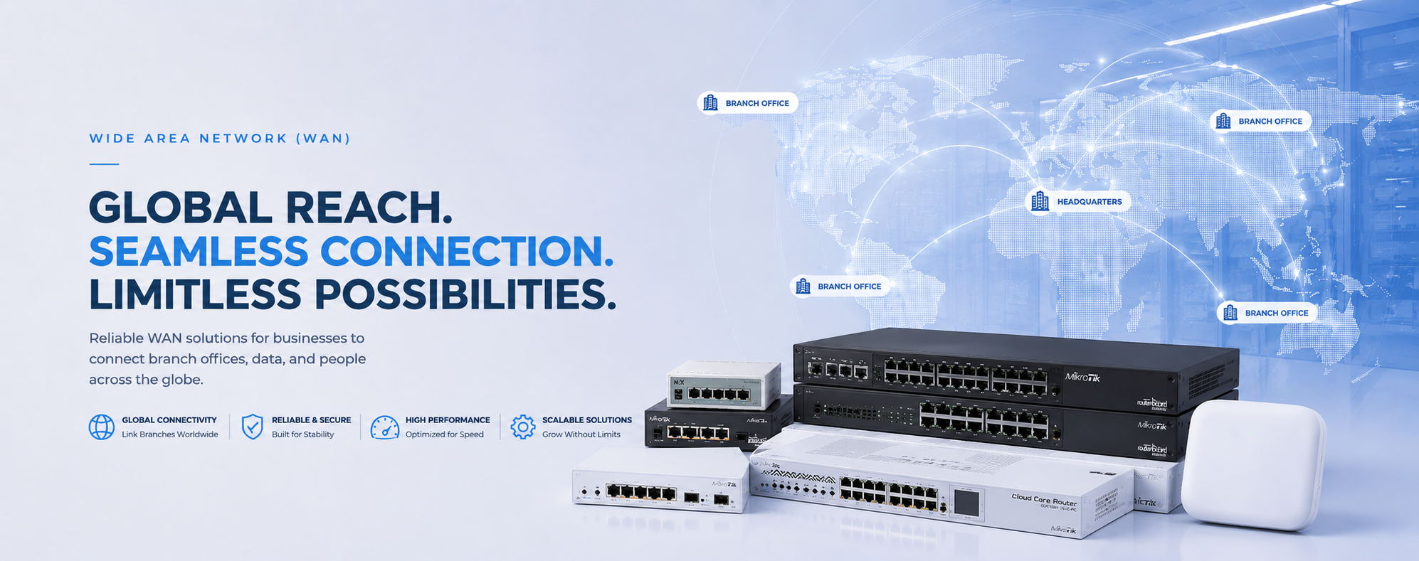 Wide area network equipment